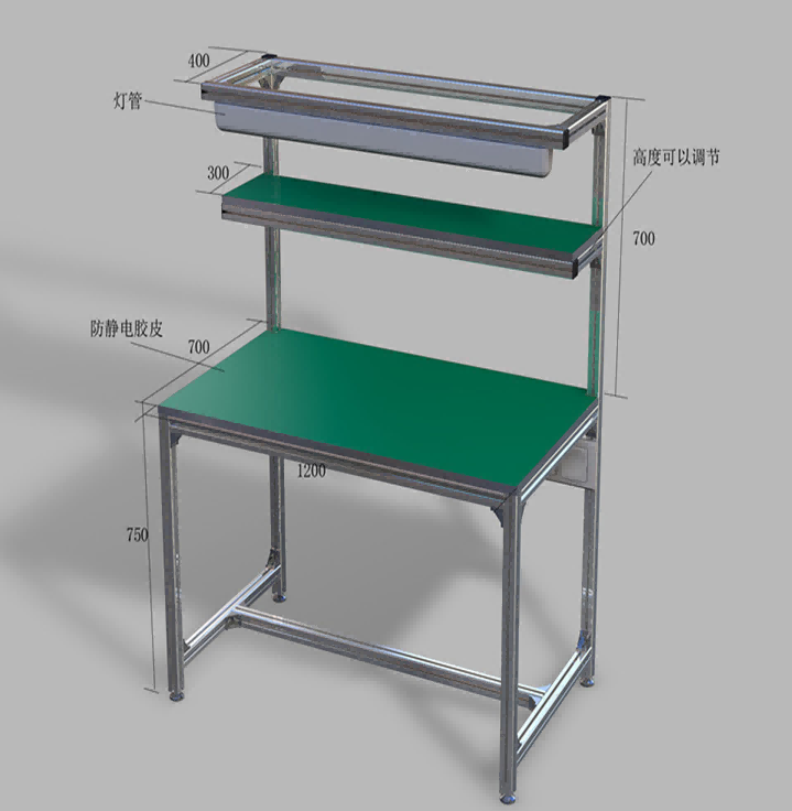 安装铝型材工作台框架时需要留多少间距？